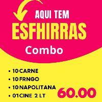 imagem combo 30 esfihas + cini 2 lts