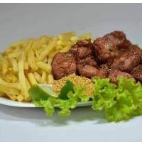 imagem Costelinha Suína Com Batata Frita