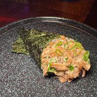 imagem Temaki salmão com shimeji