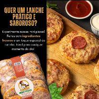 imagem Bandejinha mini pizza c/ 10 un. Sabor Queijo e Presunto