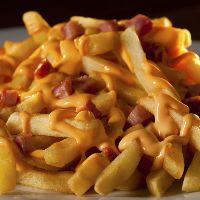 imagem Batata Frita com Cheddar e Bacon