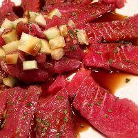 imagem Sashimi de Atum Semi Grelhado