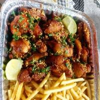imagem Frango Á passarinho com batata frita