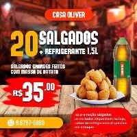 imagem 20 Salgados + Refrigerante 