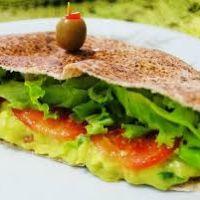 imagem X-Salada no pão árabe