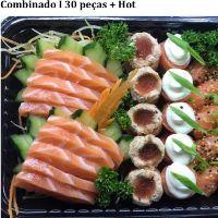 imagem Combinado Especial 30 Peças + 10 Hots + 1 Haru Chocolate Preto