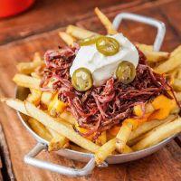 imagem Fritas e Carne Seca