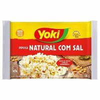 imagem Pipoca de Microondas Yoki Natural com Sal 100g