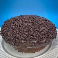 imagem Bolo tradicional Chocolate com brigadeiro