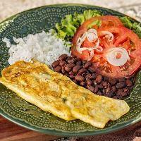 imagem Omelete de Queijo Vegetariano