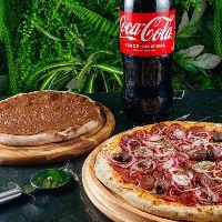 imagem Pizza Grande + Pizza Broto
