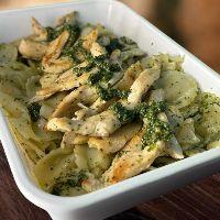 imagem Farfalle ao Pesto com Tiras de Filé de Peito de Frango  