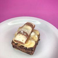 imagem Brownie com cobertura brigadeiro de Ninho Kinder bueno