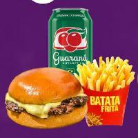 imagem Combo Smash Burguer + Refrigerante Lata + Fritas