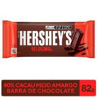 imagem BARRA DE CHOCOLATE HERSHEY´S 40% CACAU MEIO AMARGO 82G