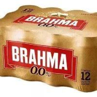 imagem Cerveja Brahma Zero Lata 350ml C/ 12 Unidades