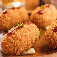 imagem Bolinho carne seca com queijo