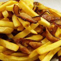 imagem Porção de fritas com bacon 
