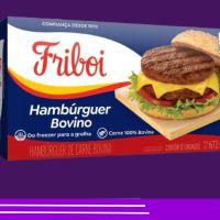 imagem FRIBOI HAMBURGUER CARNE 100% BOVINA 672G (CONTÉM 12 UNIDADES DE 56G))
