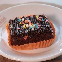 imagem Brownie Com Cobertura