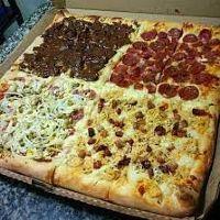 imagem Pizza Quadrada, 04 sabores.