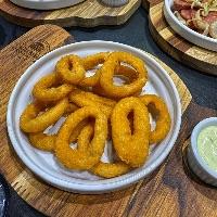 imagem Porção média onion rings