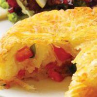 imagem Batata de Queijo, Tomate e Orégano 