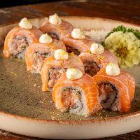 imagem Uramaki Salmão Brulee | 8 Peças 