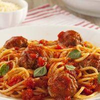 imagem Spaguetti com Almondegas ao Molho Pomodoro