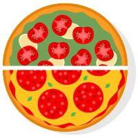 imagem Pizza Redonda Salgada (M) - 8 Fatias