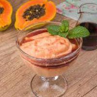 imagem Creme de Papaya c/ Licor de Cassis