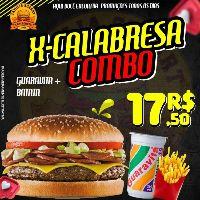 imagem X Calabresa + Batata + Guaravita 