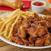 imagem Frango a passarinho c/ batata