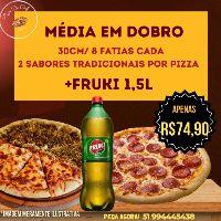 imagem MÉDIA  EM  DOBRO  + Fruki 1,5l
