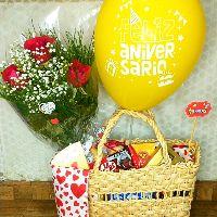 imagem Cesta Café da Manhã Luxo Bolsa Praiana S/ Ferrero Rocher