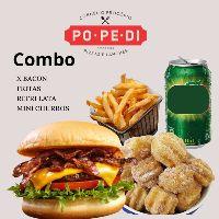 imagem X Bacon + Refri + Fritas + Churros