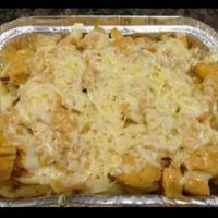 imagem batata com strogonoff com queijo