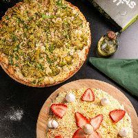 imagem Combo Gigante - 1 Pizza Grande Salgada + 1 Pizza Média Doce