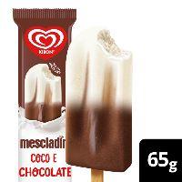 imagem Picolé Mescladin Coco e Chocolate  