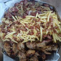 imagem Calabresa + Batata + Frango + Cheddar em Pasta