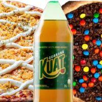 imagem Pizza Maracanã 45cm + Pizza  Pequena + Refri 2L 