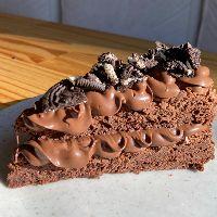 imagem Brownie com Nutella
