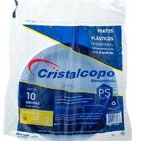imagem PRATO DESCARTÁVEIS  CRISTAL COPO CONTEM 10 UND. 15CM