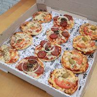 imagem Porção de mini pizzas