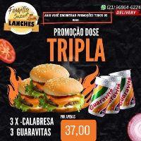 imagem Promoção Dose Tripla: 3 X Calabresa + 3 Guaravitas