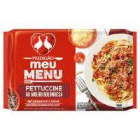 imagem FETTUCCINE AO MOLHO BOLONHESA C/ QUEIJO PARMESÃO PERDIGÃO 300G