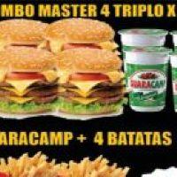 imagem Combo Master 4 Triplo-X  + 4 Guaracamp + 4 Batatas 