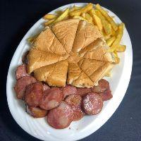 imagem MEIA - Calabresa Com Fritas