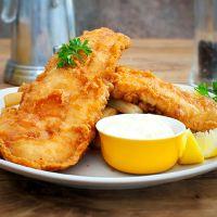 imagem Filé de Peixe Frito ao Molho de Camarão