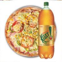 imagem Pizza Média 30cm + 1 KUAT 2L 